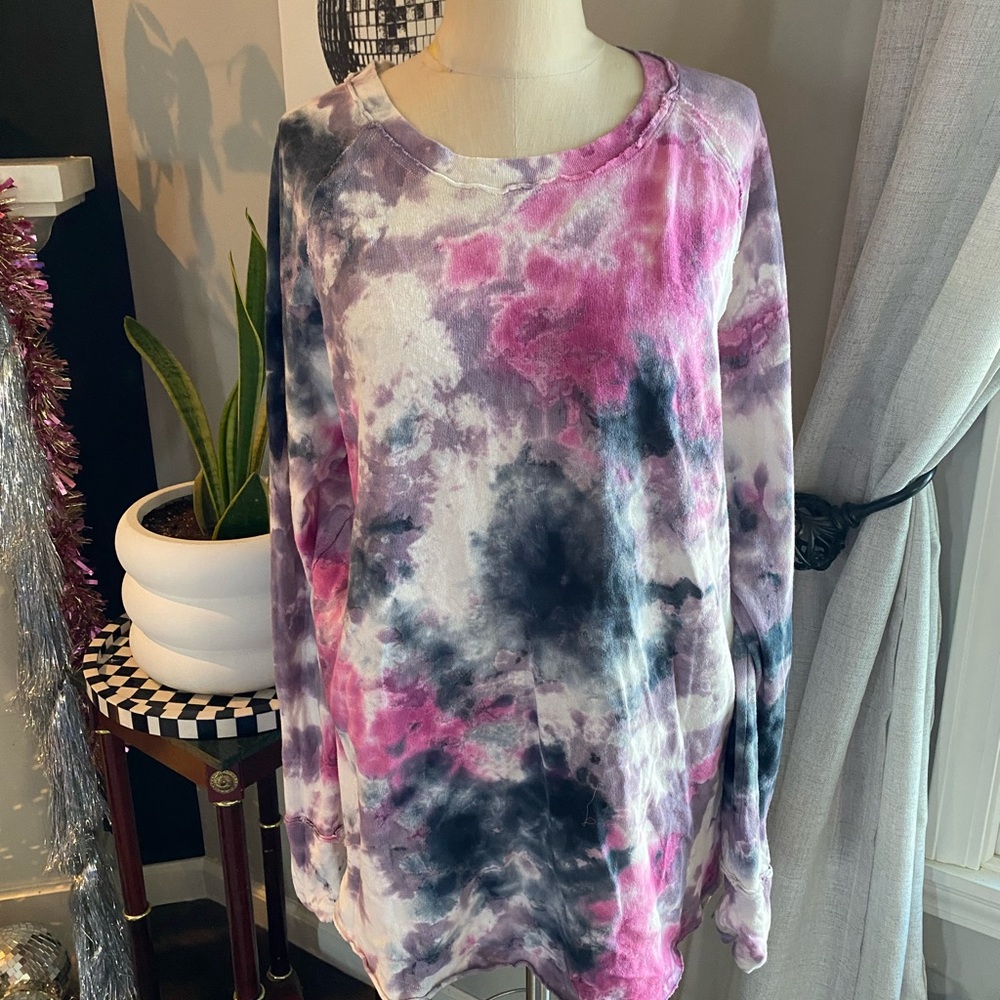 Tie-Dye Free People long sleeve tee
